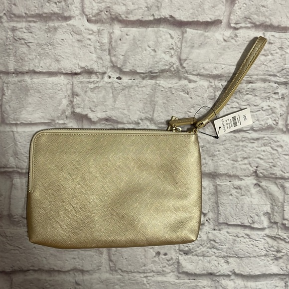 Gold Talbots Wristlet NWT - Picture 2 of 5